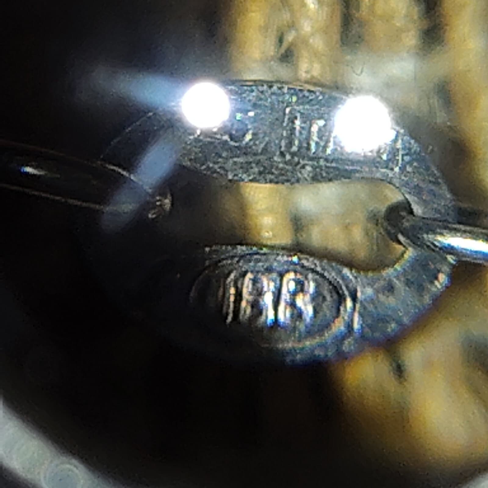 Baltic Amber vintage 925 sterling silver signed pendant necklace - Thumbnail 3