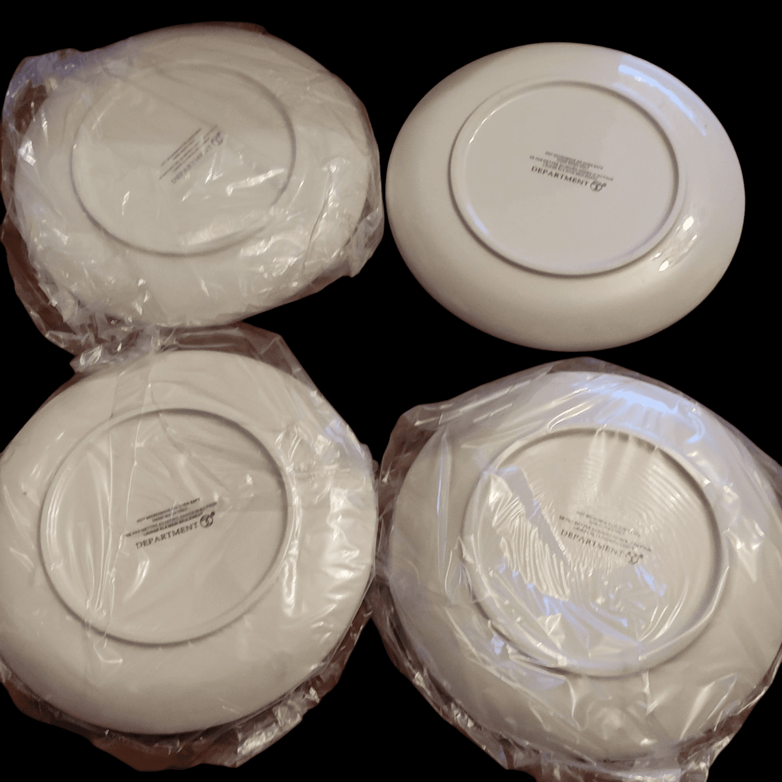 Department 56 Snow Biz Winter Follies Plate (Set of 4) 8" Snowman 2004 - Thumbnail 2