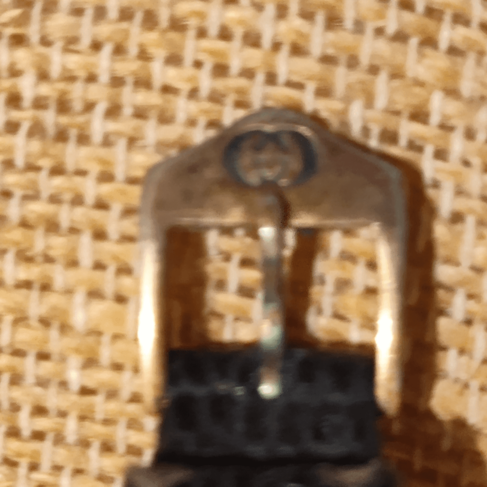 Vintage Gucci 3001L Gold Dial Quartz Women's Watch Swiss Made Lizard band - Thumbnail 6