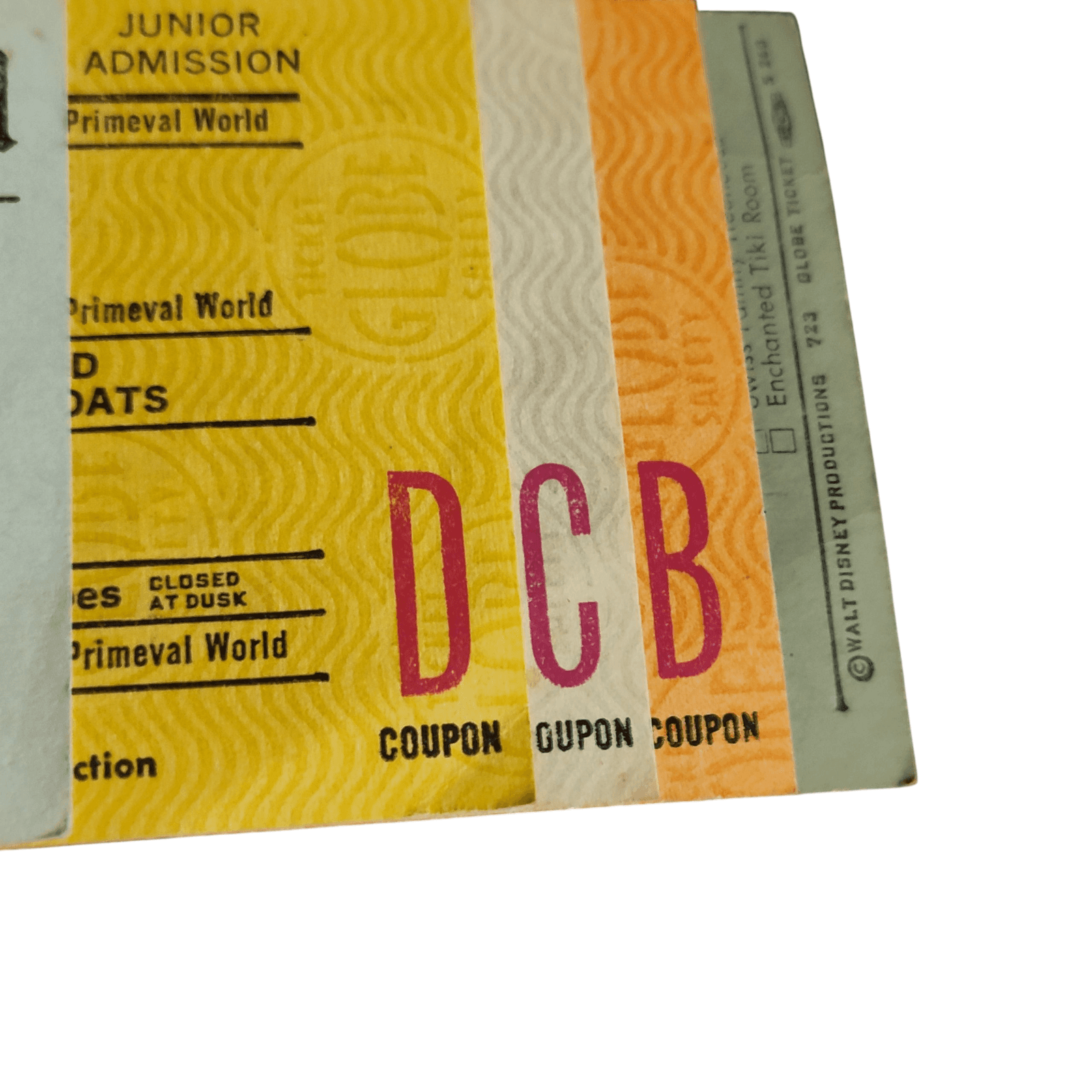 Vintage Disneyland Partial Child Junior Ticket Book B, C, D, Mr. Lincoln F099173 - Thumbnail 3