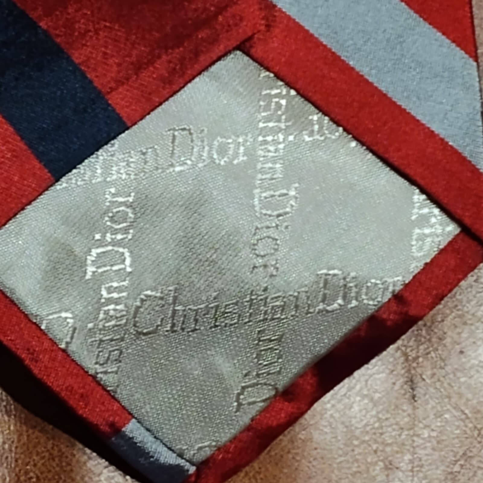Christian Dior vintage tie USA multicolor - Thumbnail 5