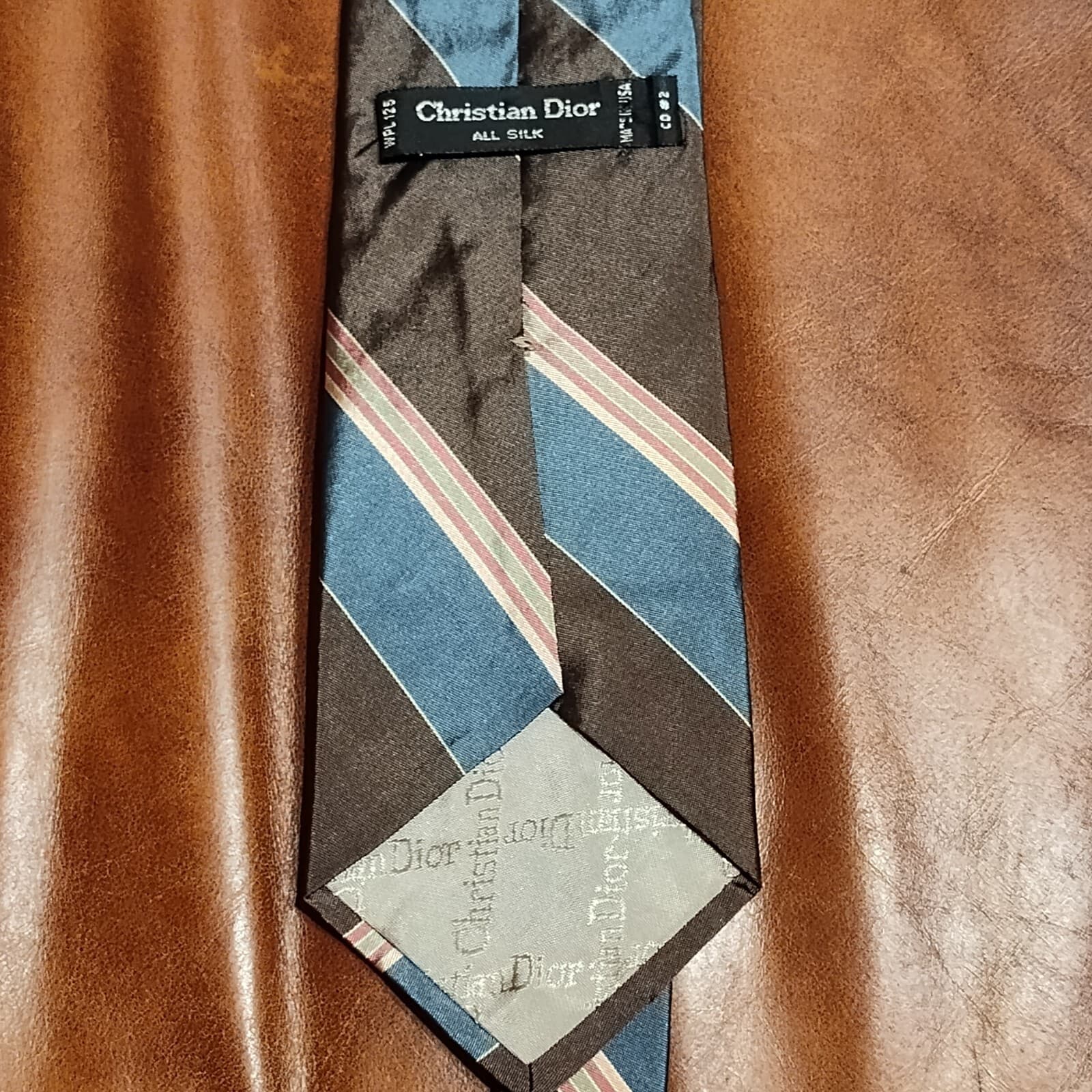 Christian Dior vintage tie USA multicolor - Thumbnail 6