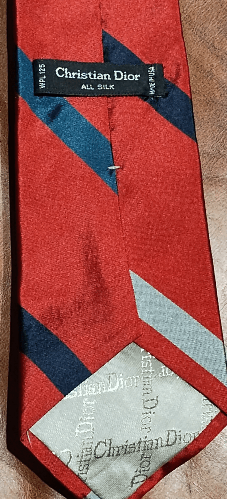 Christian Dior vintage tie USA multicolor - Thumbnail 4