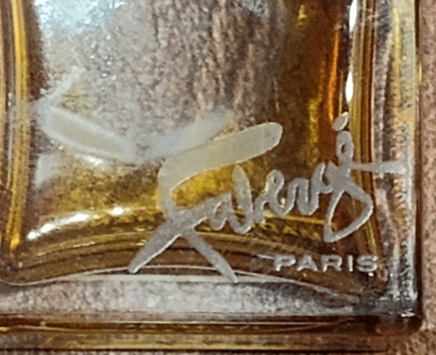 1967 Vtg Faberge Aphrodisia perfume bottle 1/4 fl oz empty bottle only - Thumbnail 2