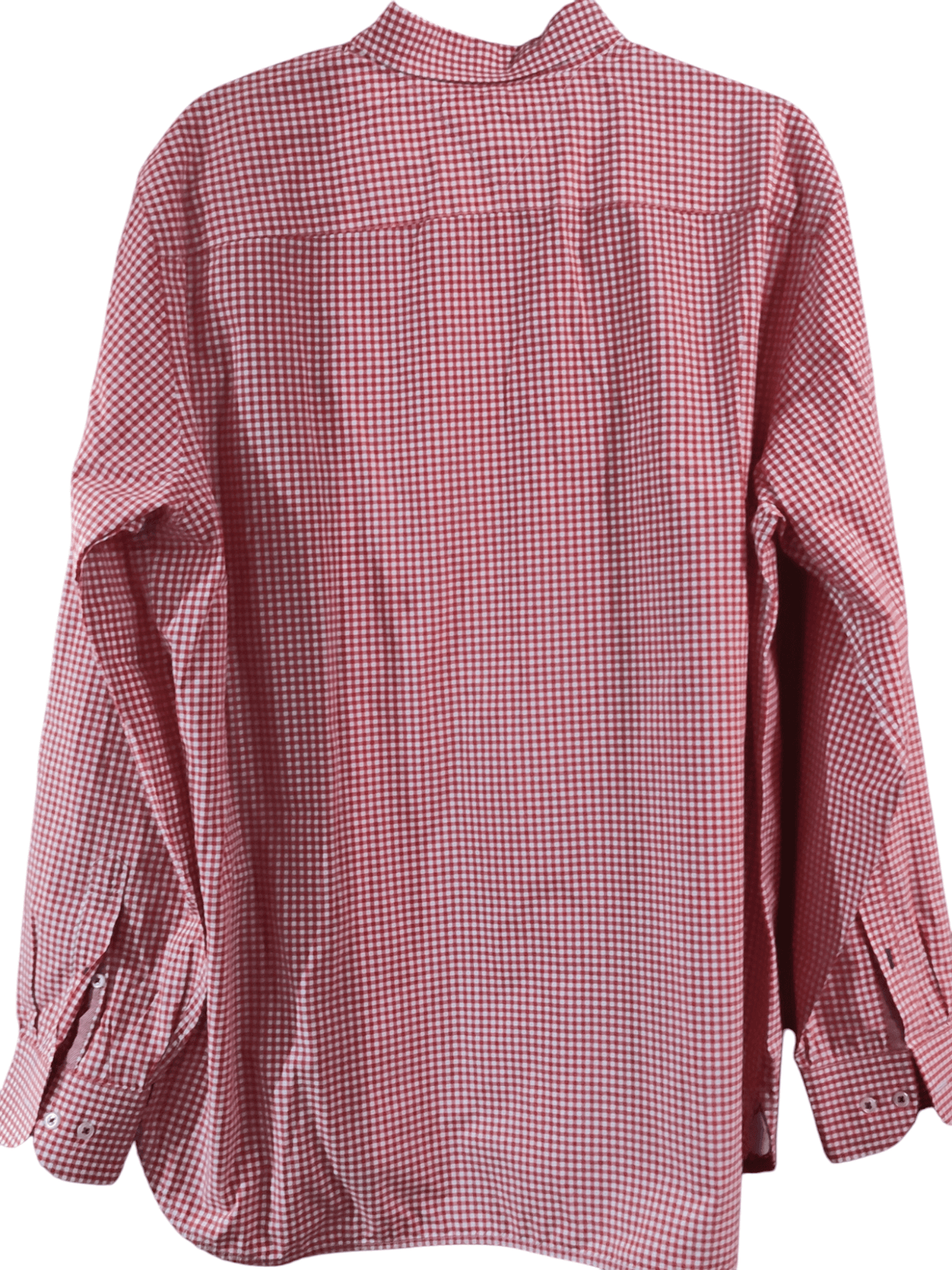 Tommy Hilfiger Shirt Mens Size XXL Heritage Poplin Slim Fit Pink Gingham - Thumbnail 2