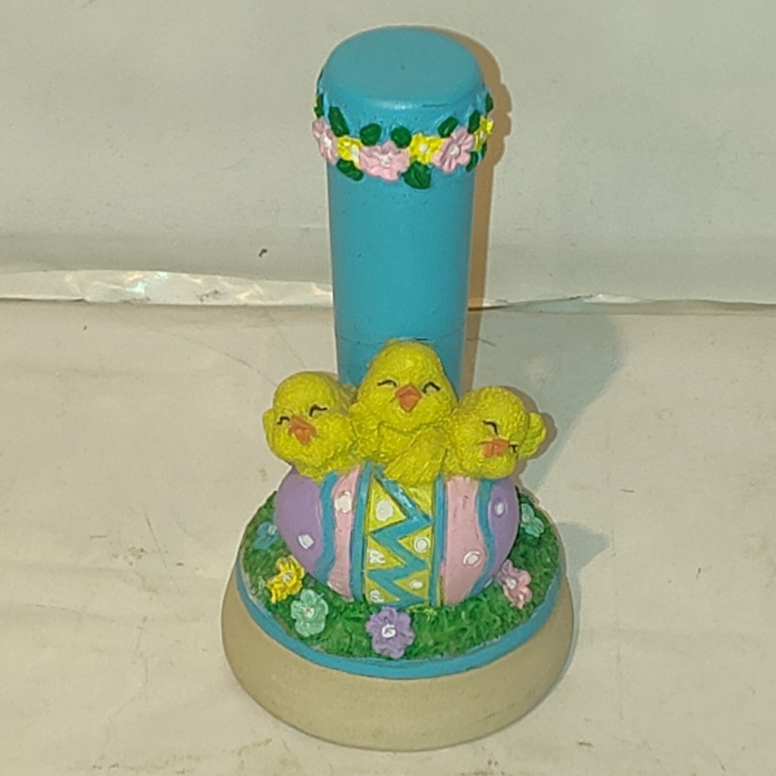 Vintage Polystone Easter Cookie Stamp "Happy Easter"- In Original Box - Image 1