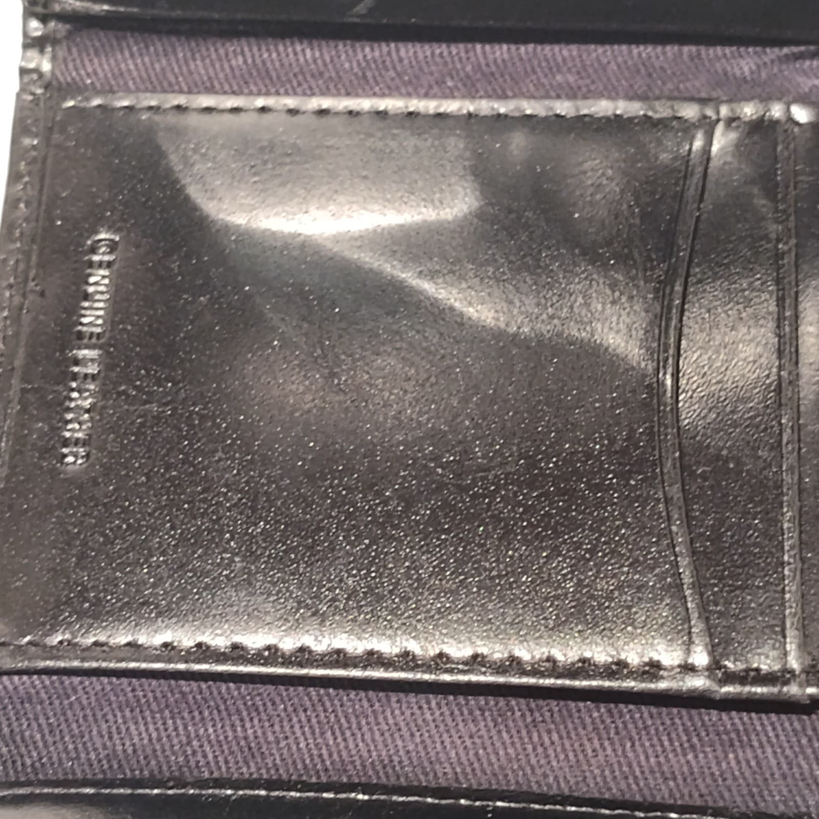 Men's Black Leather Tommy Hilfiger Wallet - Thumbnail 4