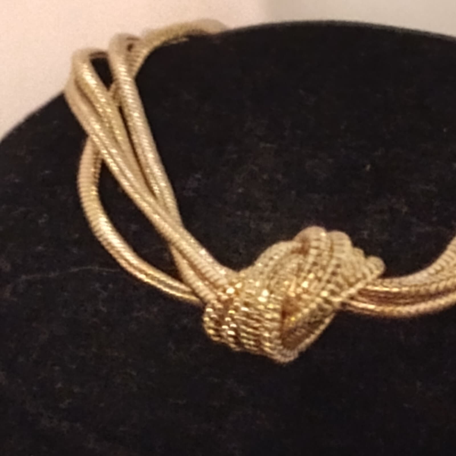 Vintage Goldtone Strand Necklace & bracelet - Thumbnail 3