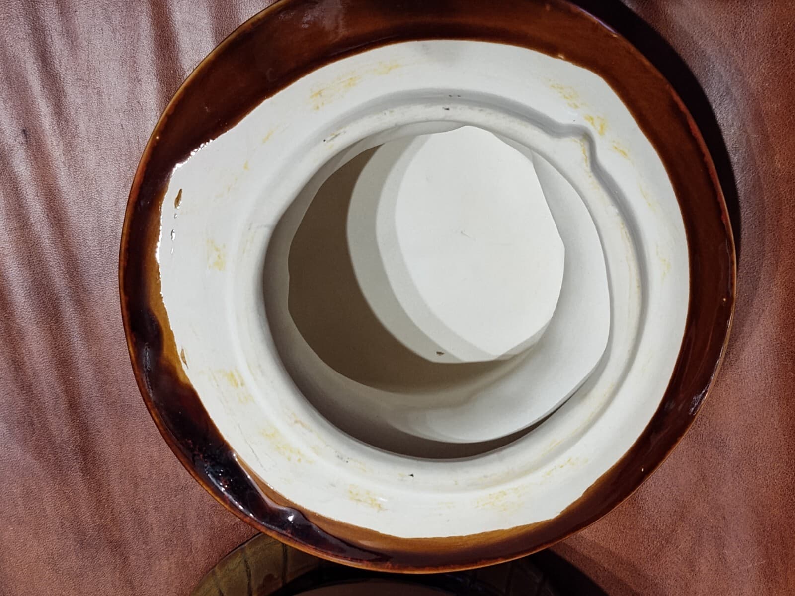 Ceramic snowman head cookie jar - Thumbnail 7