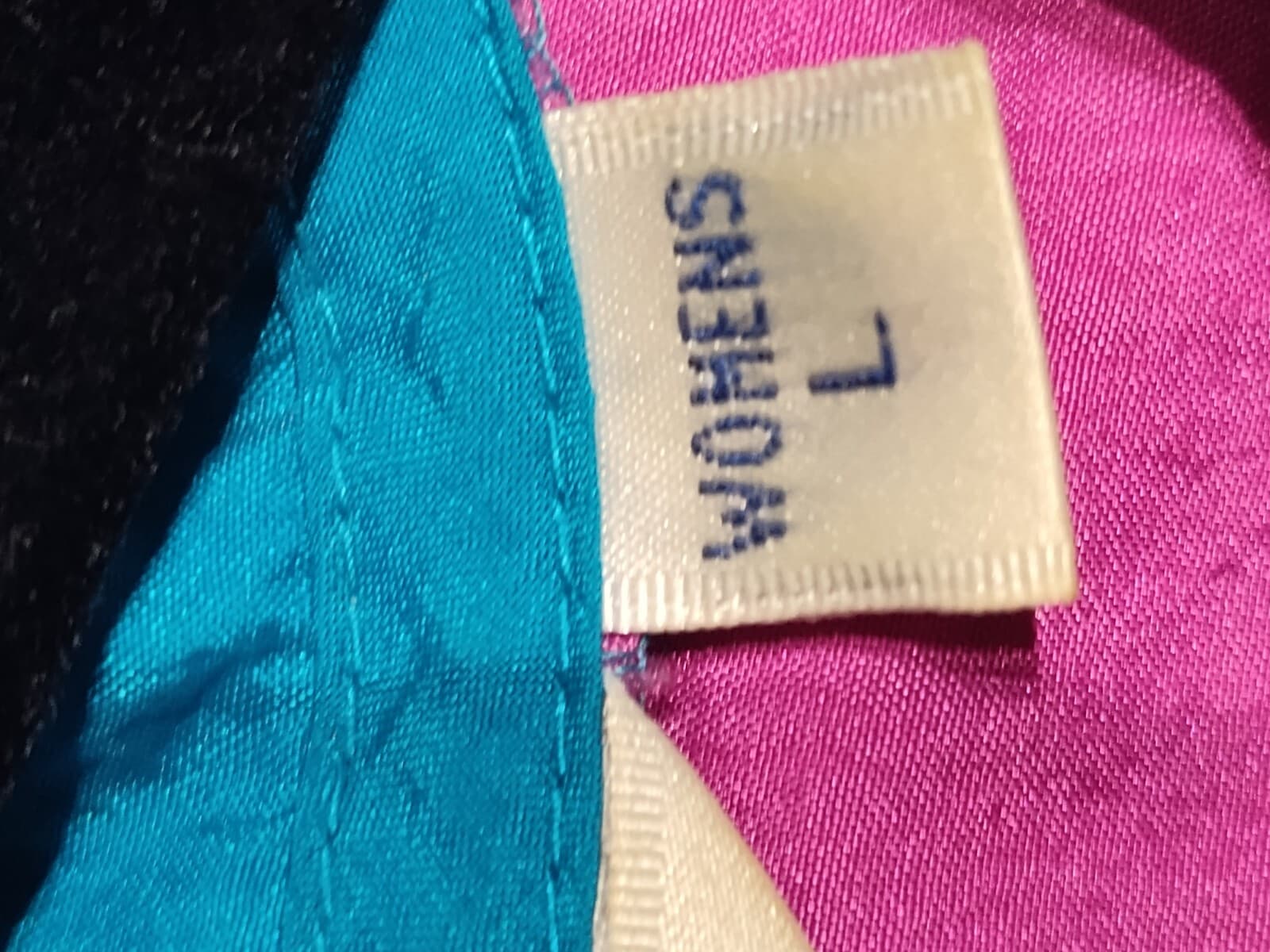 VTG 1990s Columbia Sportswear Womens L Nylon Ski Jacket Coat Purple Pink Teal - Thumbnail 7