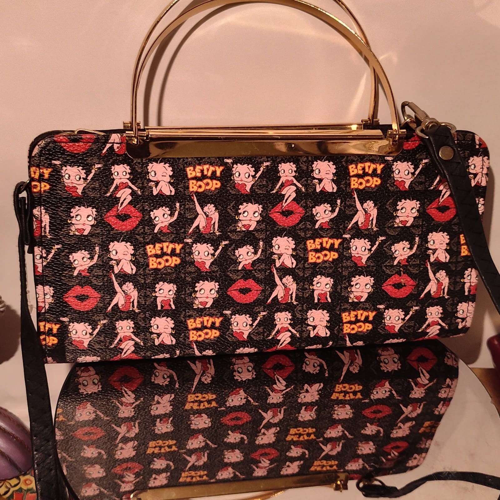 vintage Betty boop clutch purse - Thumbnail 2