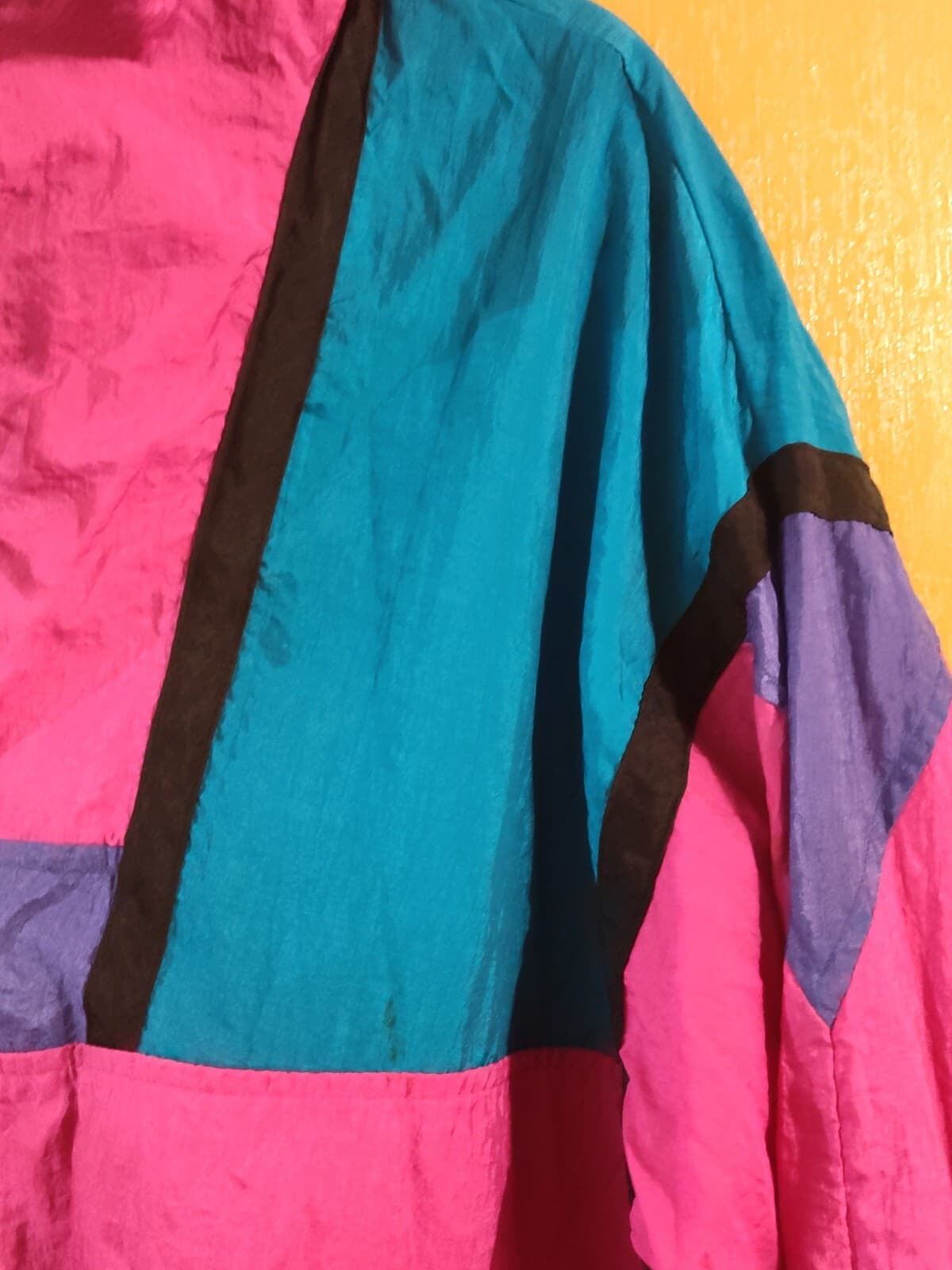 VTG 1990s Columbia Sportswear Womens L Nylon Ski Jacket Coat Purple Pink Teal - Thumbnail 5