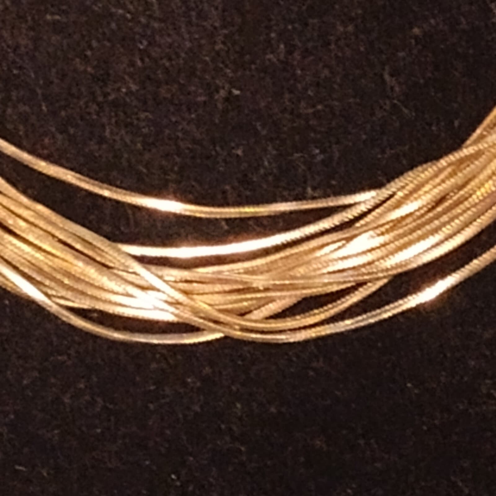 Vintage Goldtone Strand Necklace & bracelet - Thumbnail 2