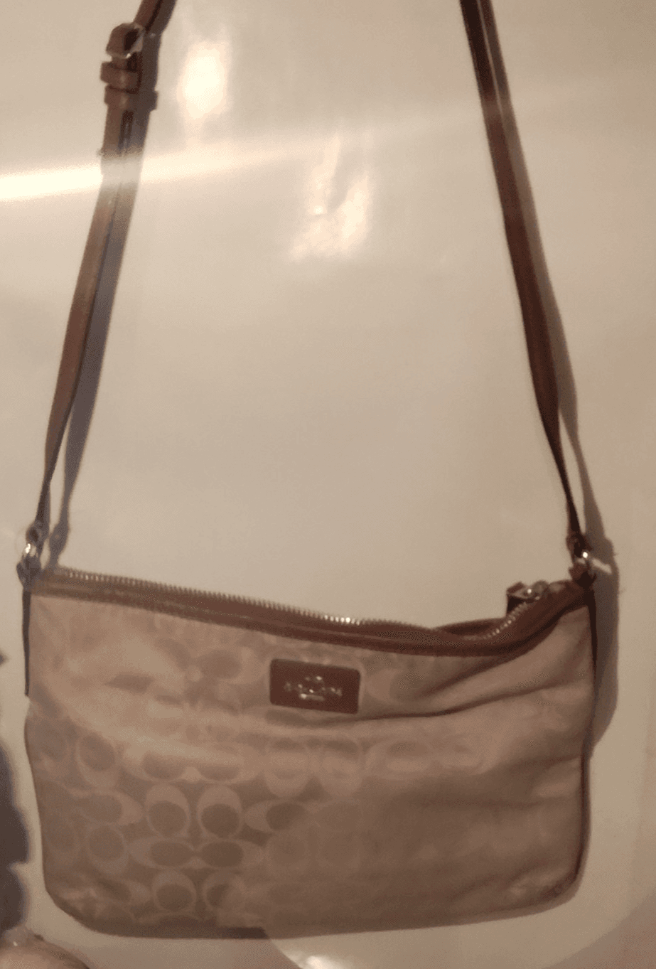 COACH Shoulder Bag Nylon Tan Ipad1 W 11¹ Total Pattern L1421 - Thumbnail 4