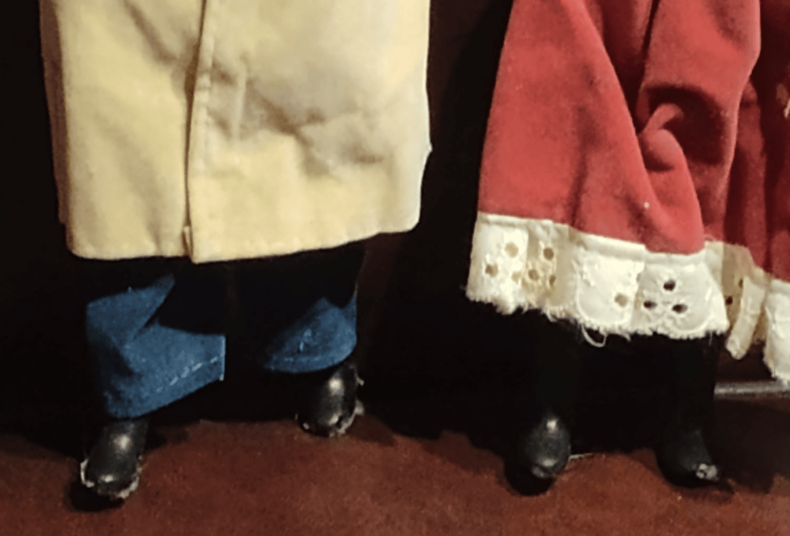 Vtg Carolers Ornaments Display 10 Man And Woman, Made In Taiwan - Thumbnail 4