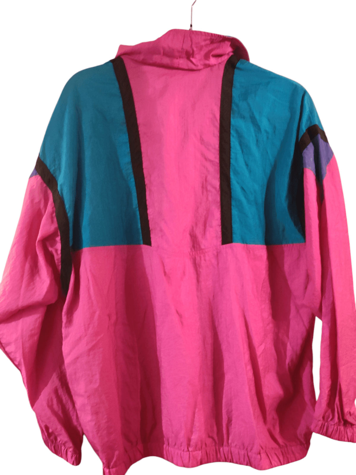 VTG 1990s Columbia Sportswear Womens L Nylon Ski Jacket Coat Purple Pink Teal - Thumbnail 2