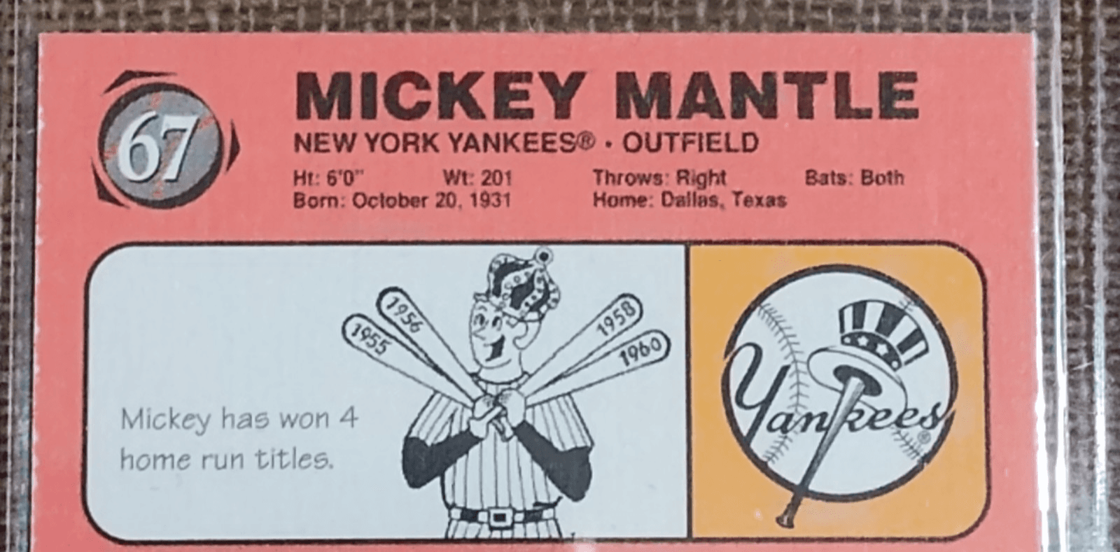 1997 Mickey Mantle card Copperstown collection - Thumbnail 7