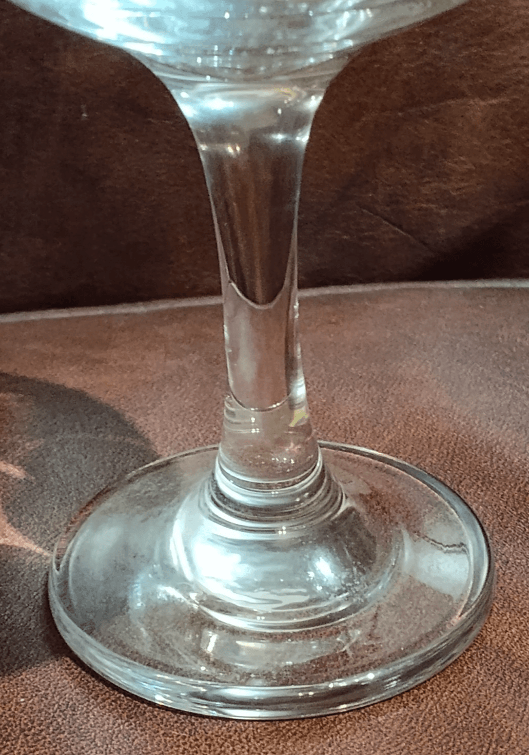 2 ITALIAN CRISTALLERIA FRATELLI FUMO crystal 24 k Gold Champagne Sherbet Glass. - Thumbnail 4