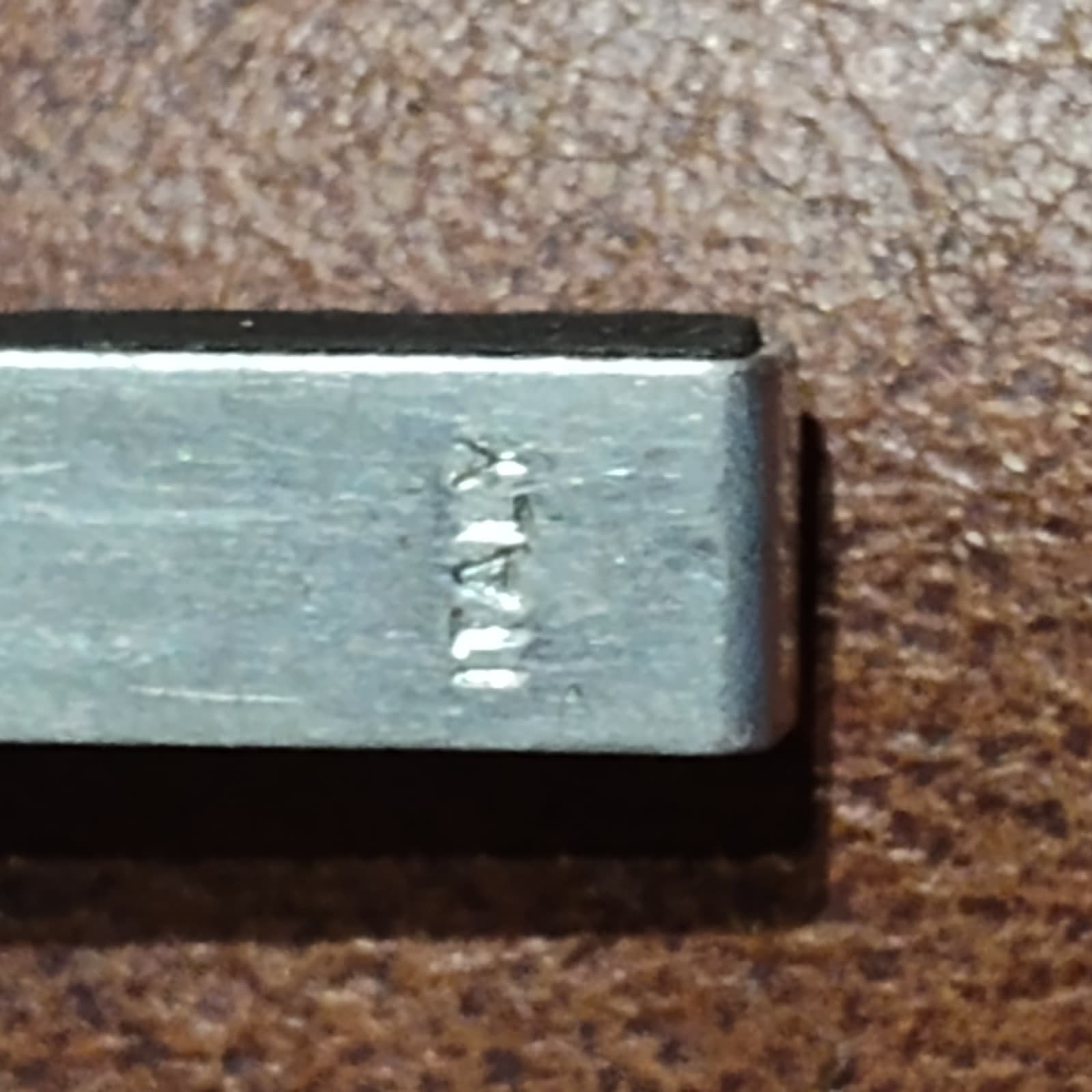 Vtg Freach Christian Rosary black wood/sliver middle cross - Thumbnail 6