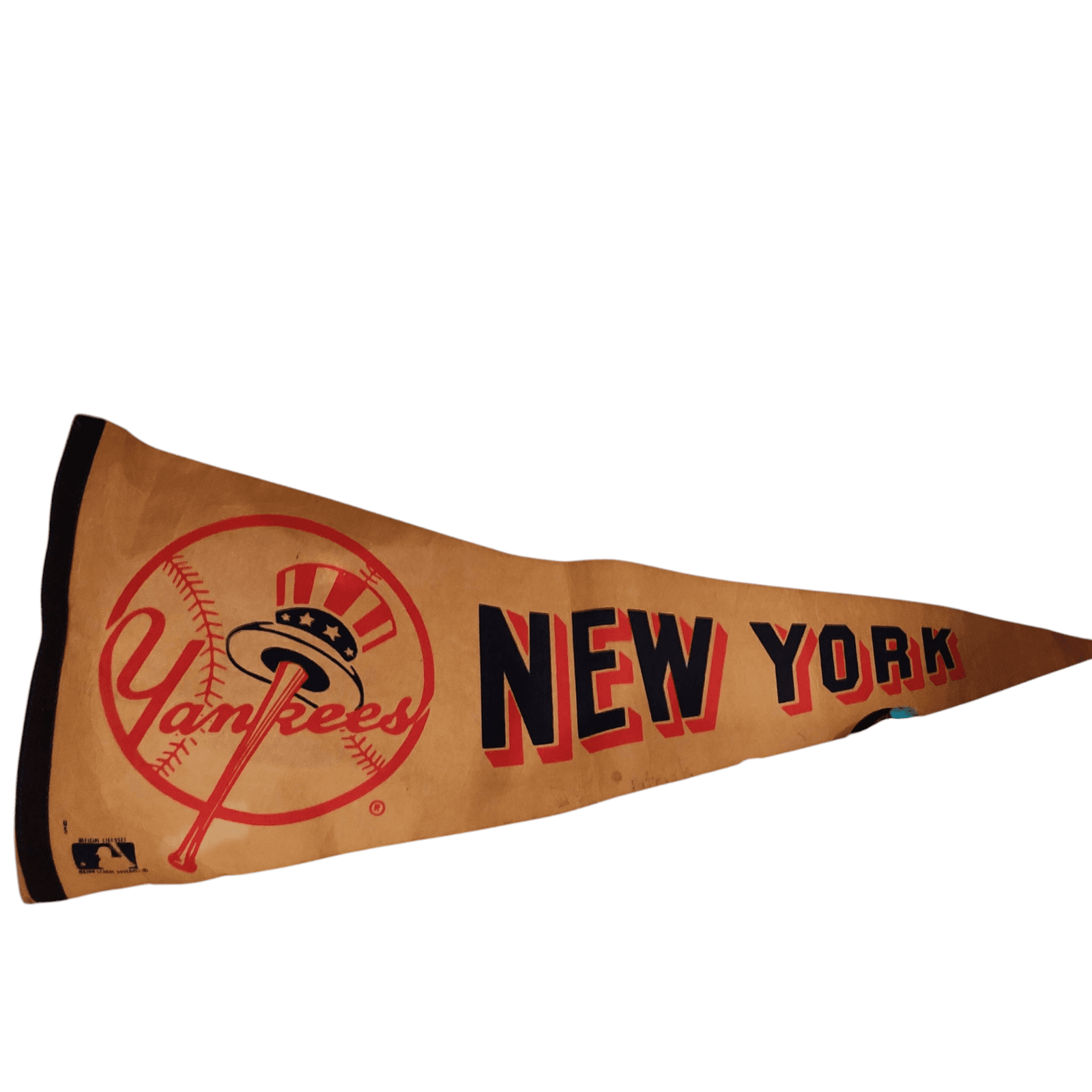 1970's New York Yankees MLB Large Vintage Pennant - Image 1