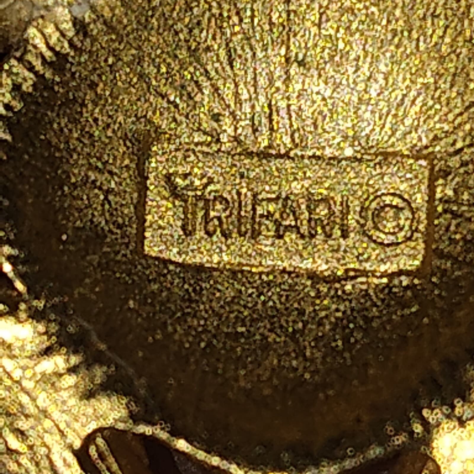 Vintage Signed Crown Trifari White Enamel Maltese Cross Pendant Necklace - Thumbnail 4