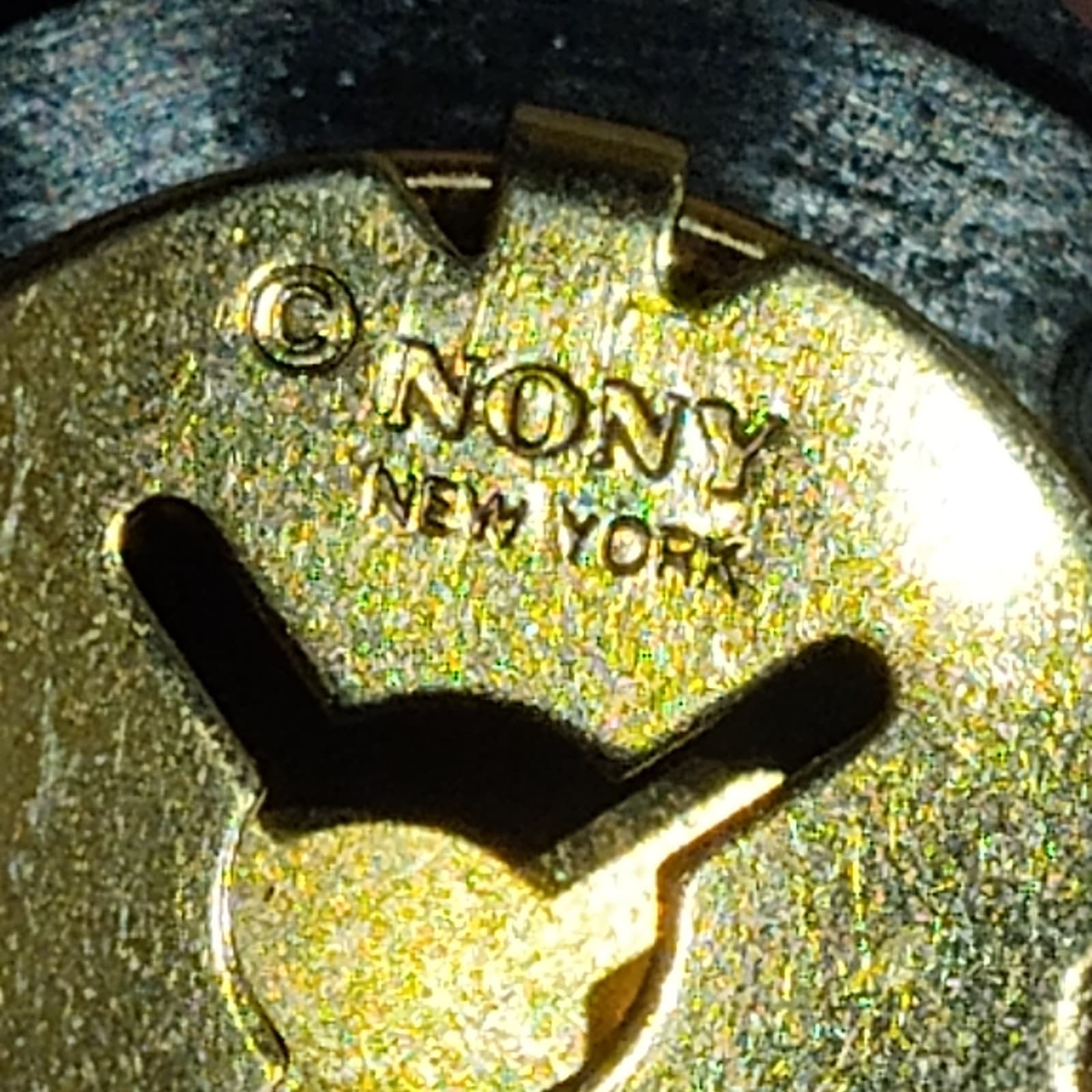 5 Vintage NONY NY Black Beaded Button Covers On Original Accessories 1980s - Thumbnail 3