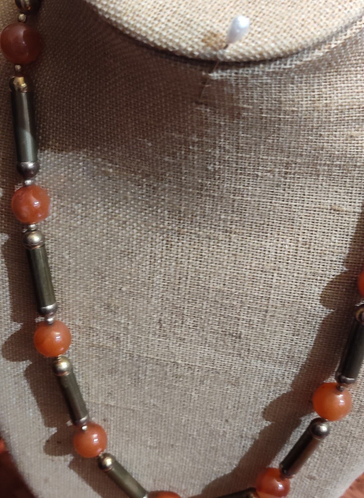 old vintage antique baltic amber beads Necklace - Thumbnail 3