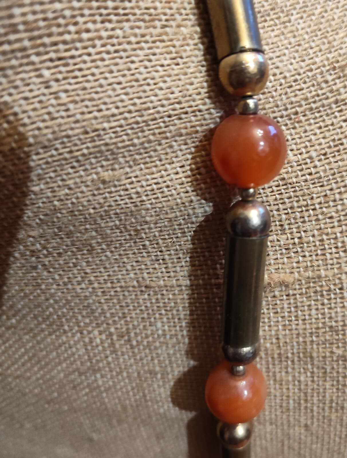 old vintage antique baltic amber beads Necklace - Thumbnail 2