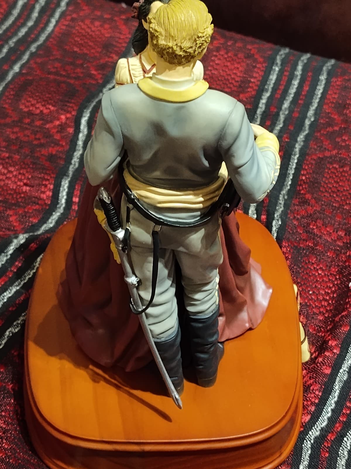 San Francisco Music Box Gone With the Wind Scarlett & Ashley Figurine The Sash - Thumbnail 11