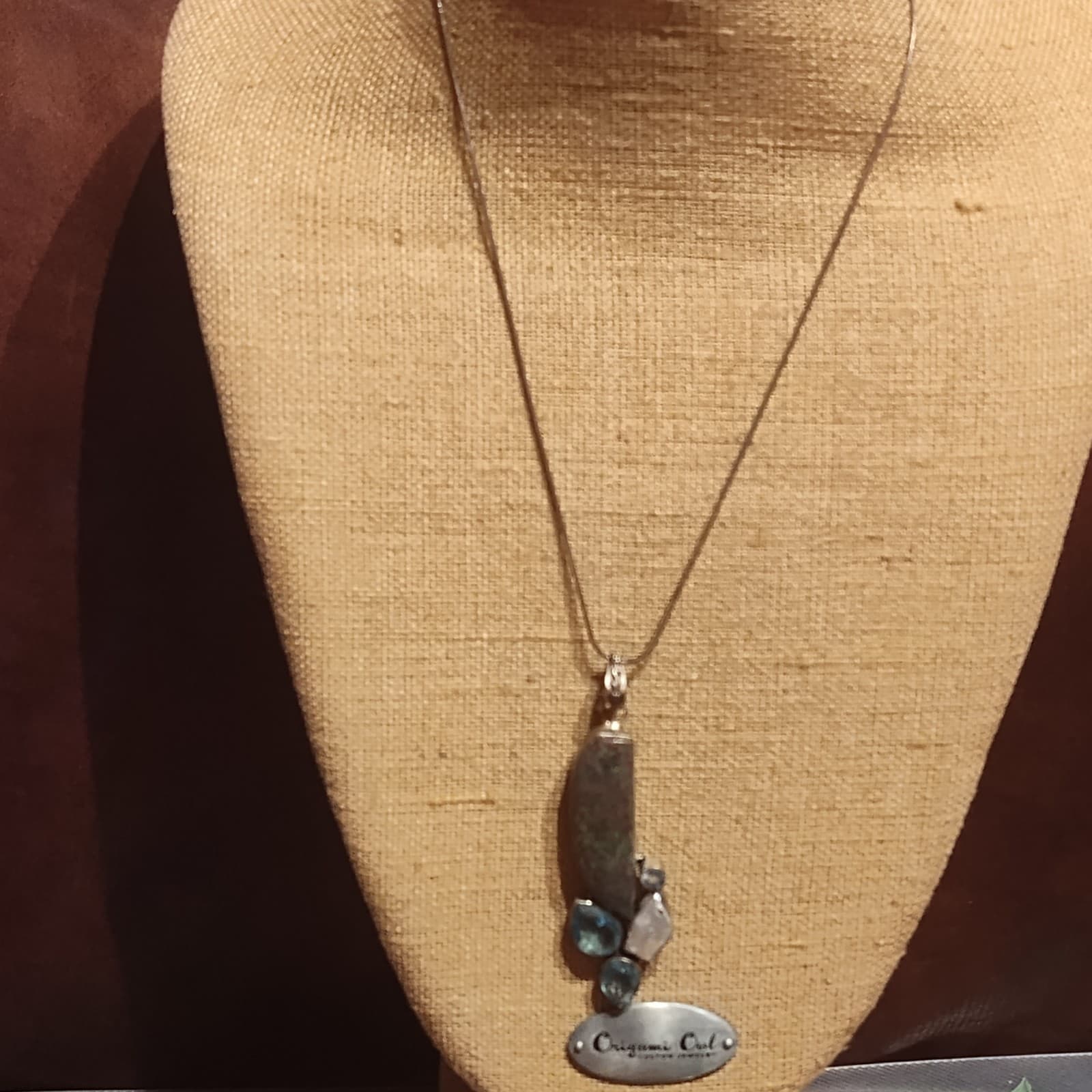 Beautiful Ruby in Kyanite & Blue Topaz, Pearl 925 - Image 1