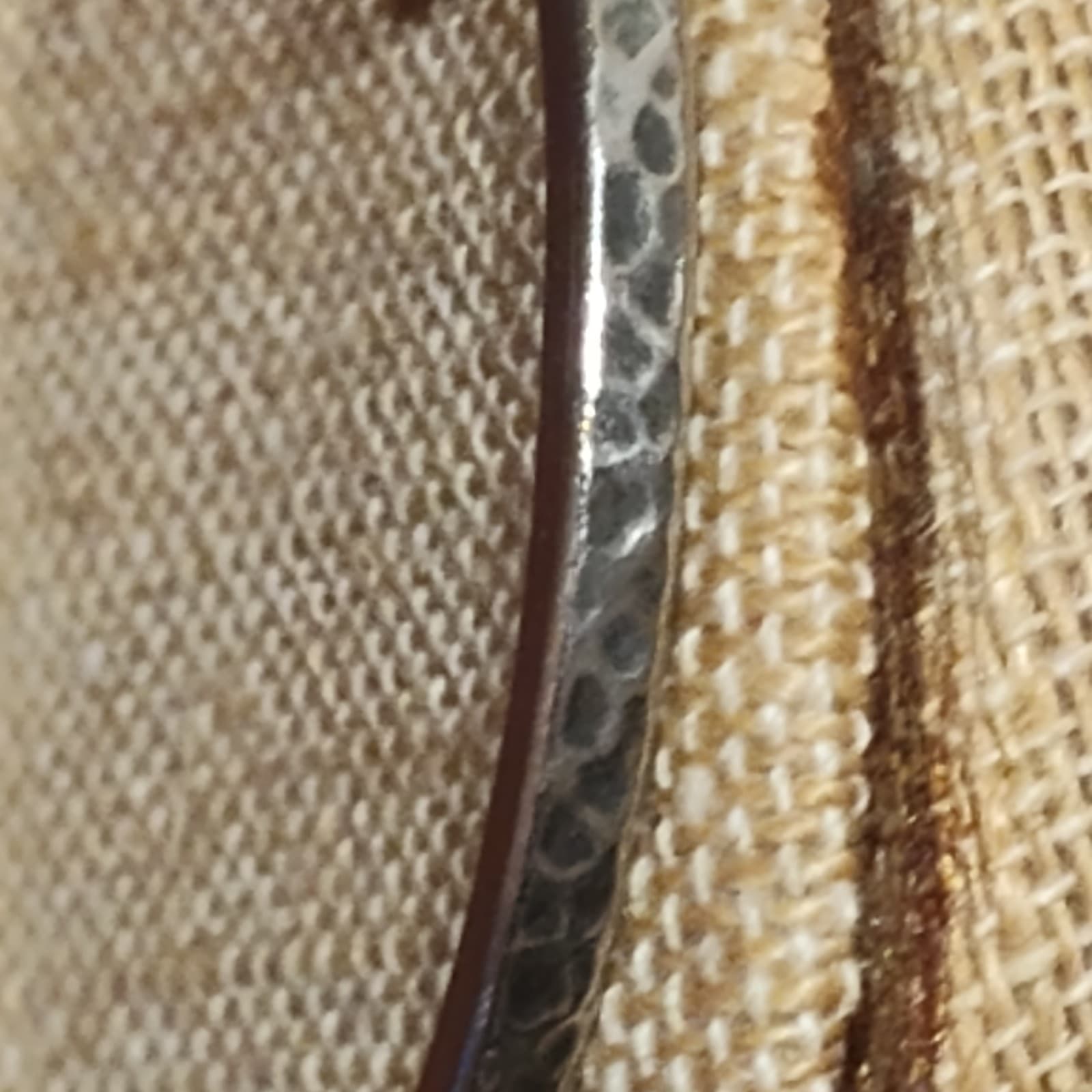 Sterling silver 925 Hammer bangle bracelet - Thumbnail 3