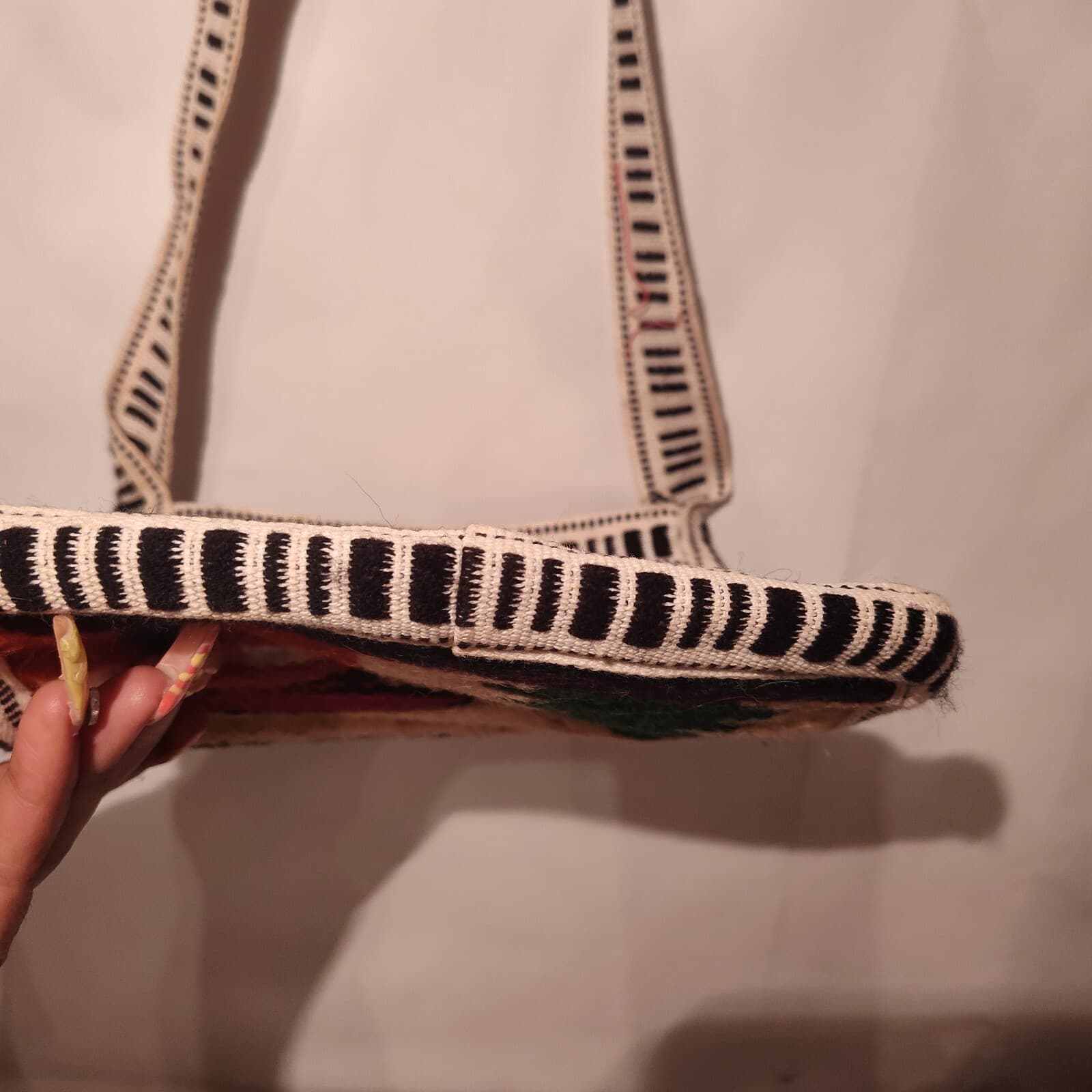 Aztec Southwestern Crossbody Handbag Tribal Design Classic Zipper Academia - Thumbnail 2