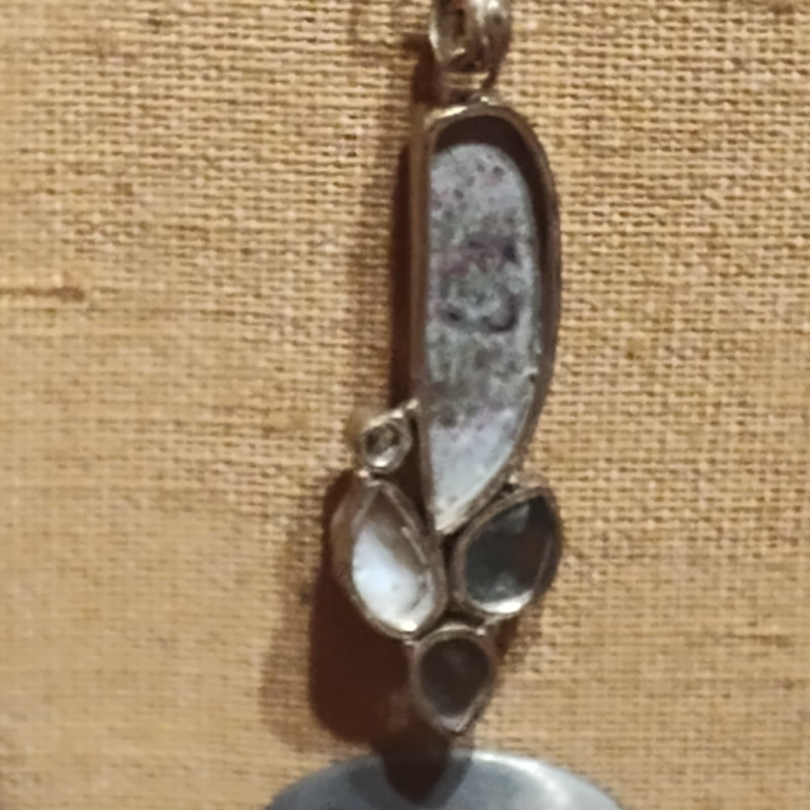 Beautiful Ruby in Kyanite & Blue Topaz, Pearl 925 - Thumbnail 5