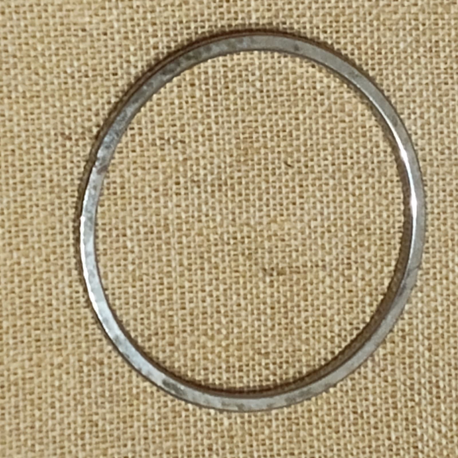 Sterling silver 925 Hammer bangle bracelet - Thumbnail 4