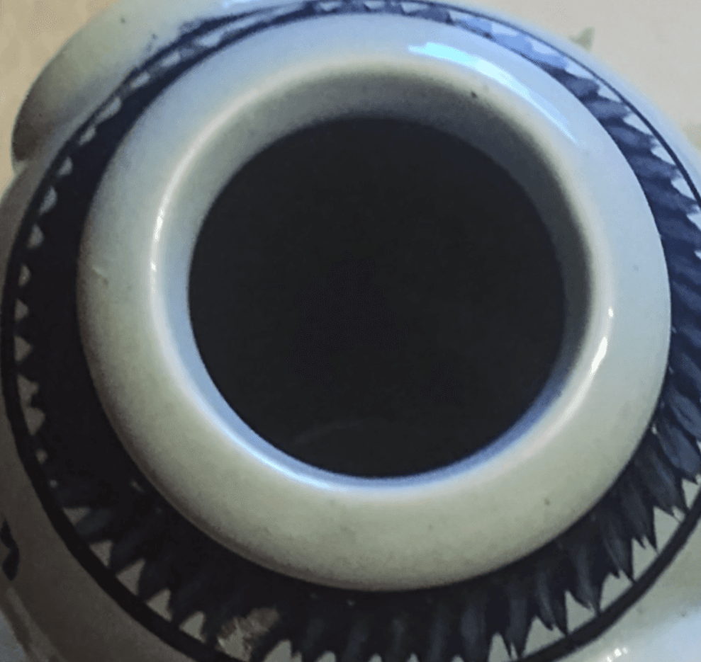 VTG. 8 1/2” Port Royal 1692 Hand Painted Pottery Crock. Made in Jamaica. - Thumbnail 5