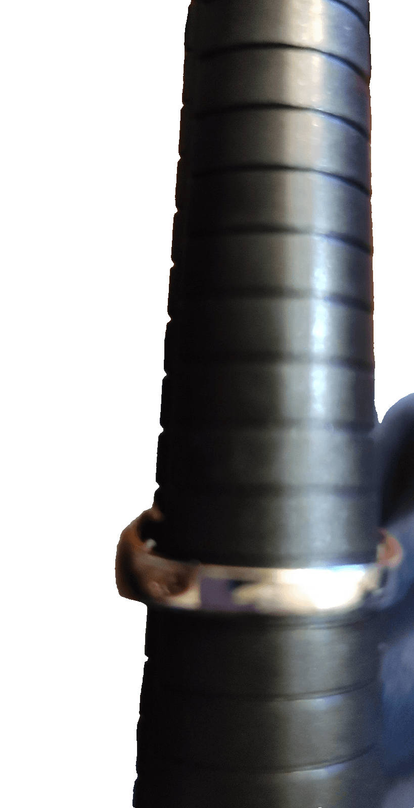 Freshwater faux Pearl Ring metallic peach pink size 8 1/2 to 9 - Thumbnail 5