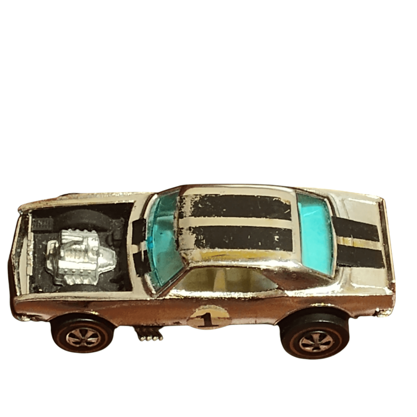 Hot Wheels Redline Chrome Heavy Chevy Club Car R/L - Thumbnail 3