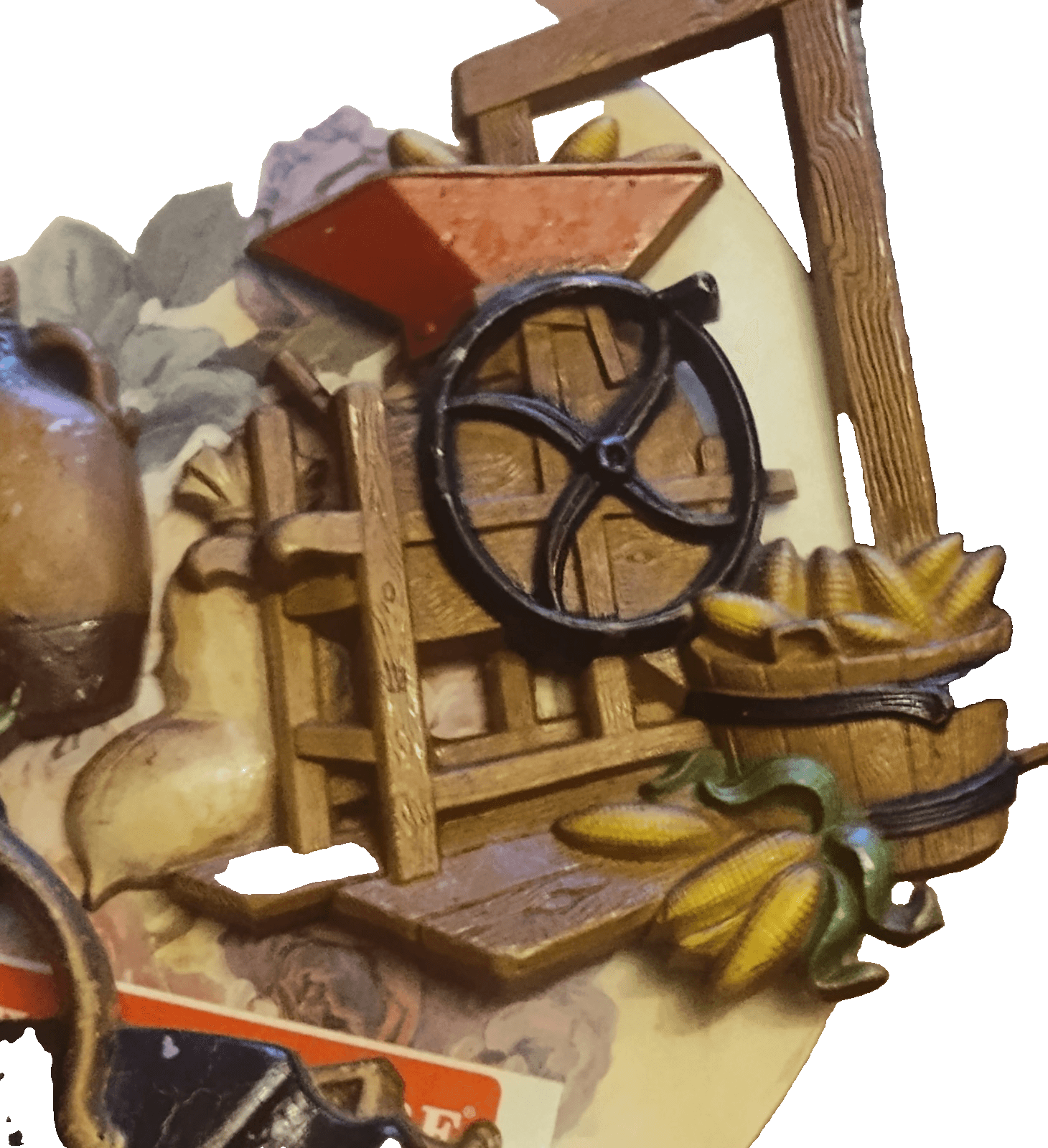 Vtg Homco Cast Iron Apples Jug 78,Sexton Metal Iron decor 66 - Thumbnail 2