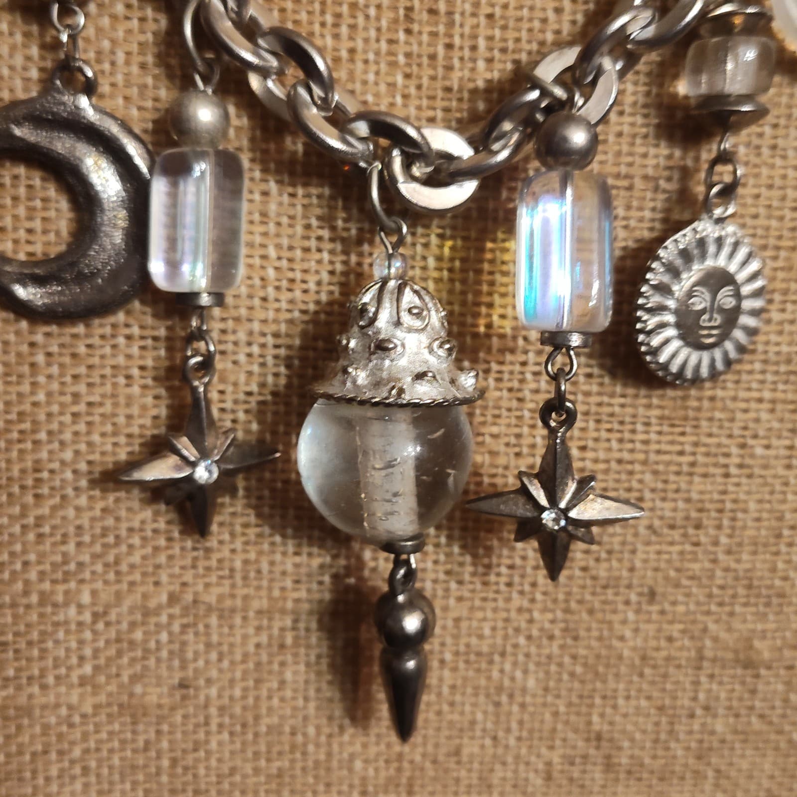 Athena Statement Charm Necklace - Thumbnail 2