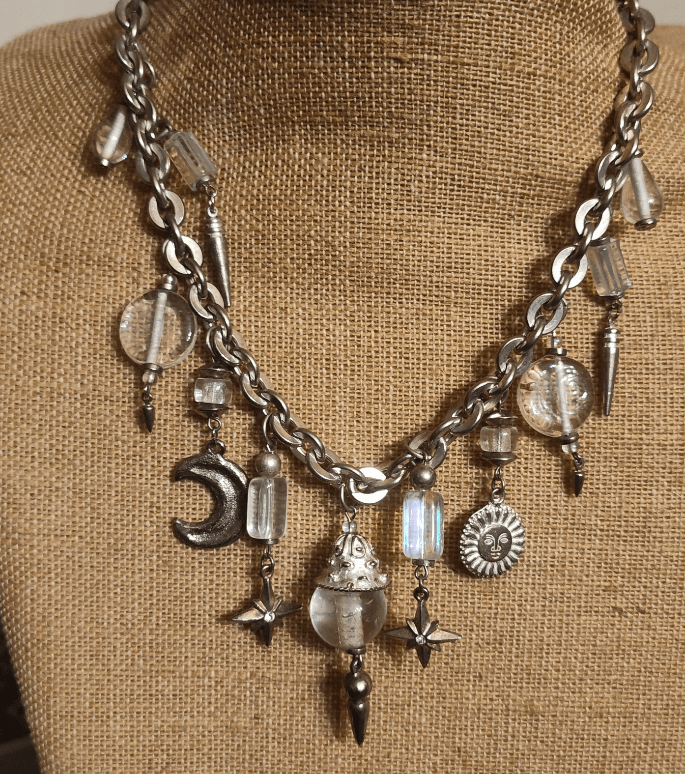 Athena Statement Charm Necklace - Image 1