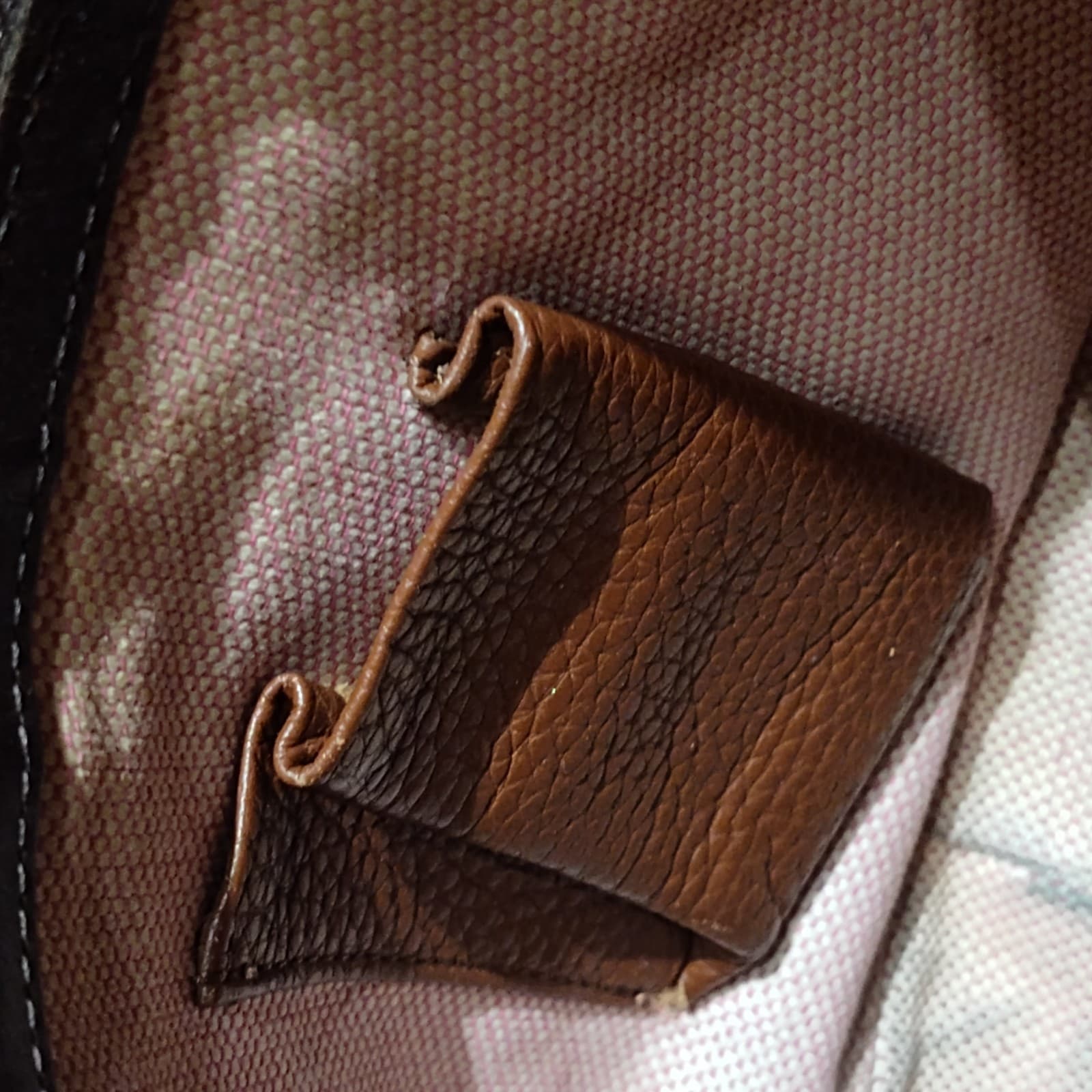 Dooney & Bourke Brown Leather Boho Baguette Shoulder Bag Embossed Logo - Thumbnail 13