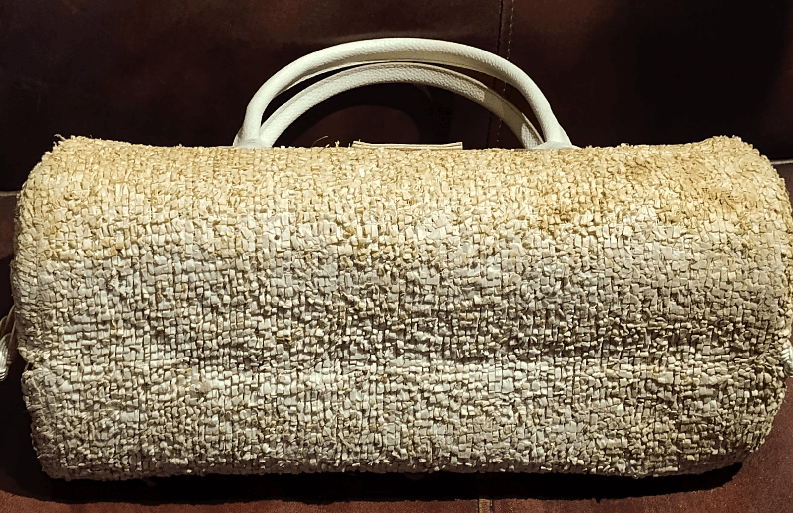 Vintage Princess charming handbag Shells Wicker Basket 1950's - Thumbnail 3