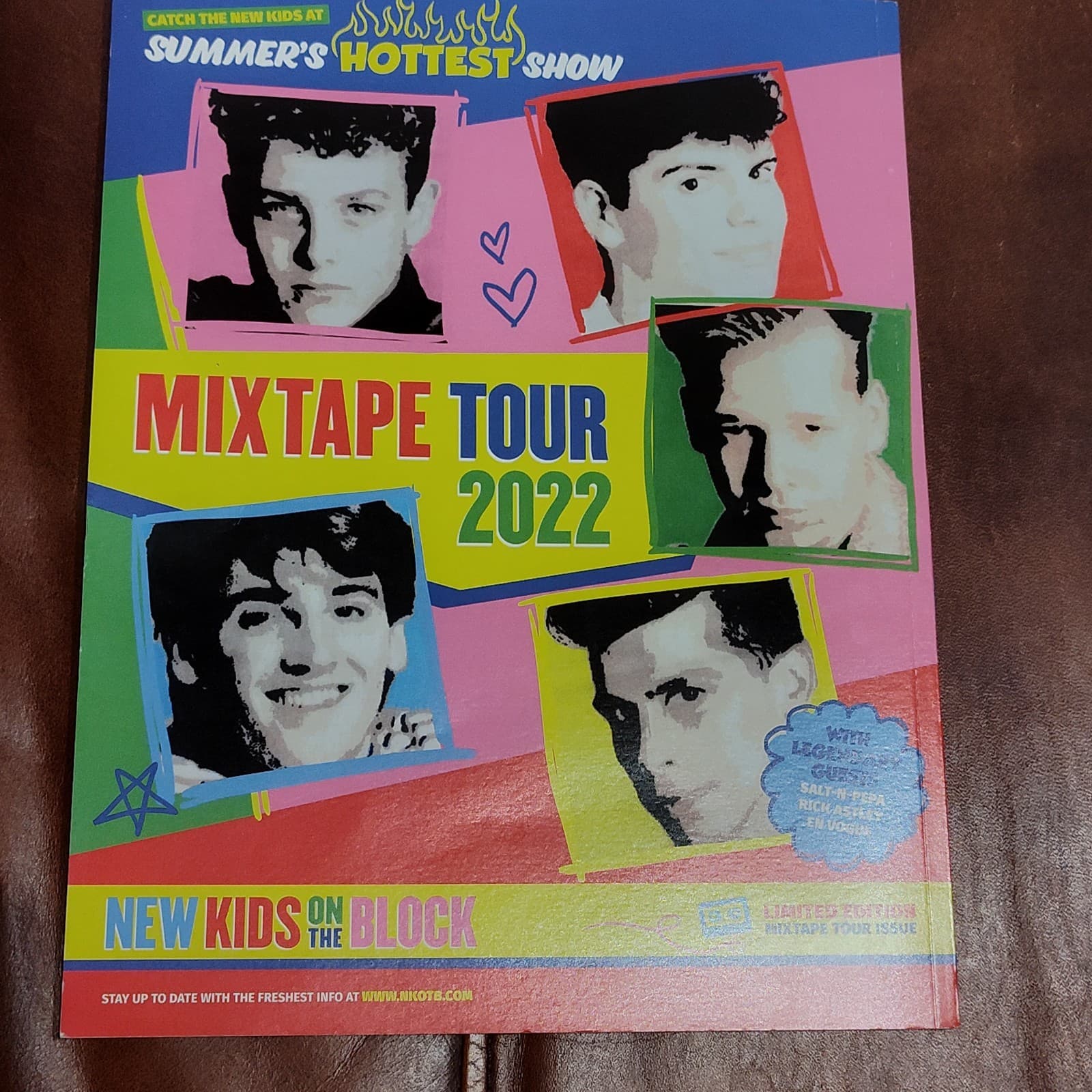 New Kids on the Block Mixtape Tour Book Program 2022 - Thumbnail 2