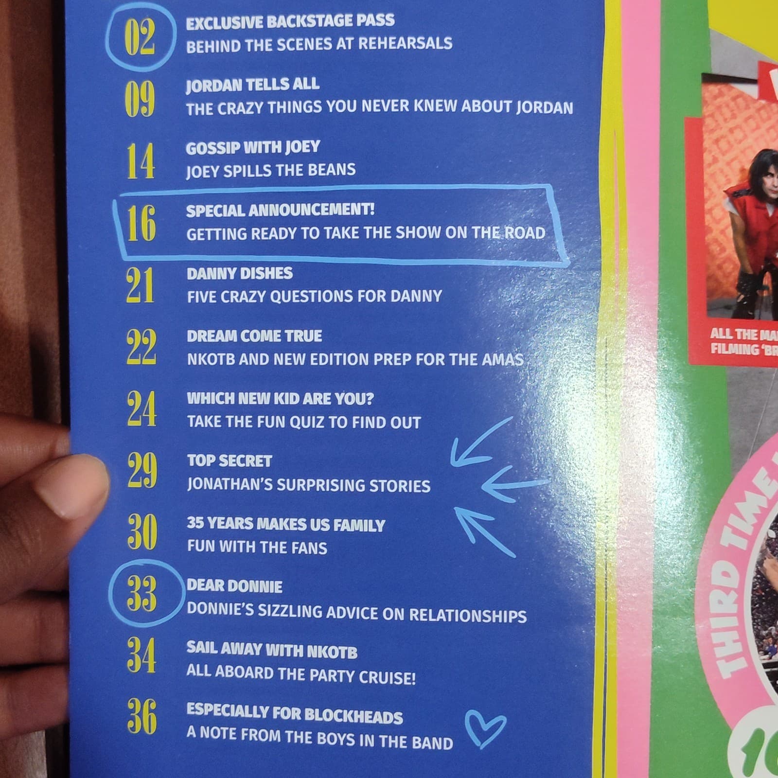 New Kids on the Block Mixtape Tour Book Program 2022 - Thumbnail 3