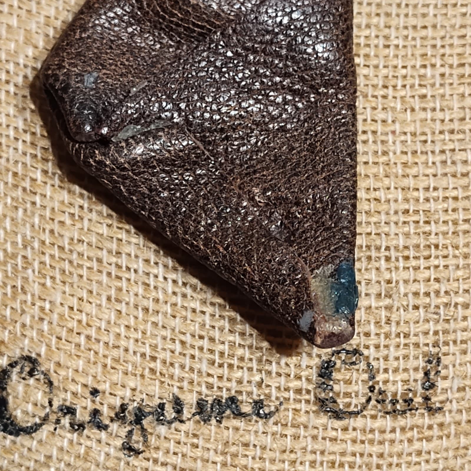 Vtg African American Head Brooch Gloria J walker Handmade Celluloid - Thumbnail 4