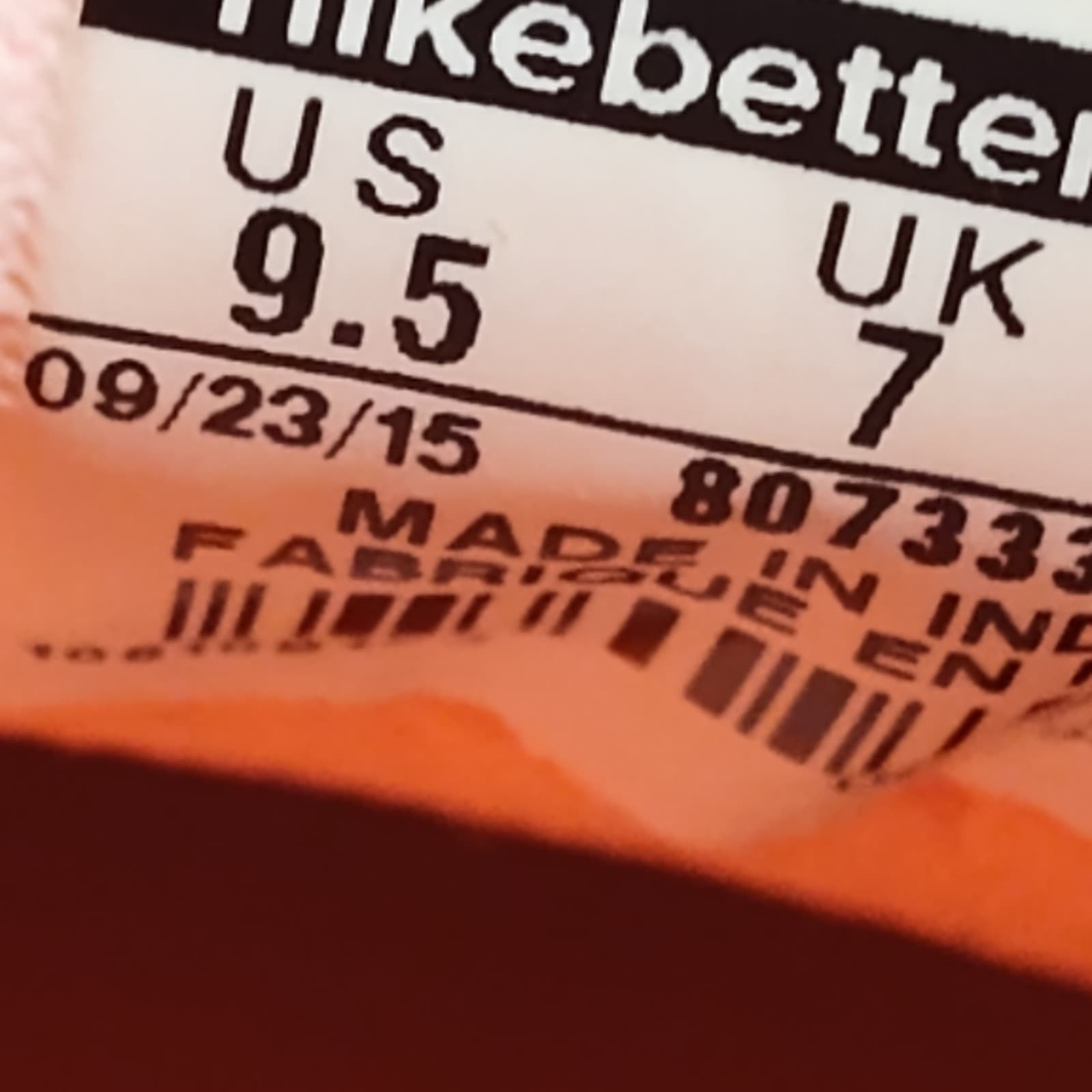 Nike In Training 5 Women’s Sneakers Size 9.5 Black, 2015, Better World - Thumbnail 5