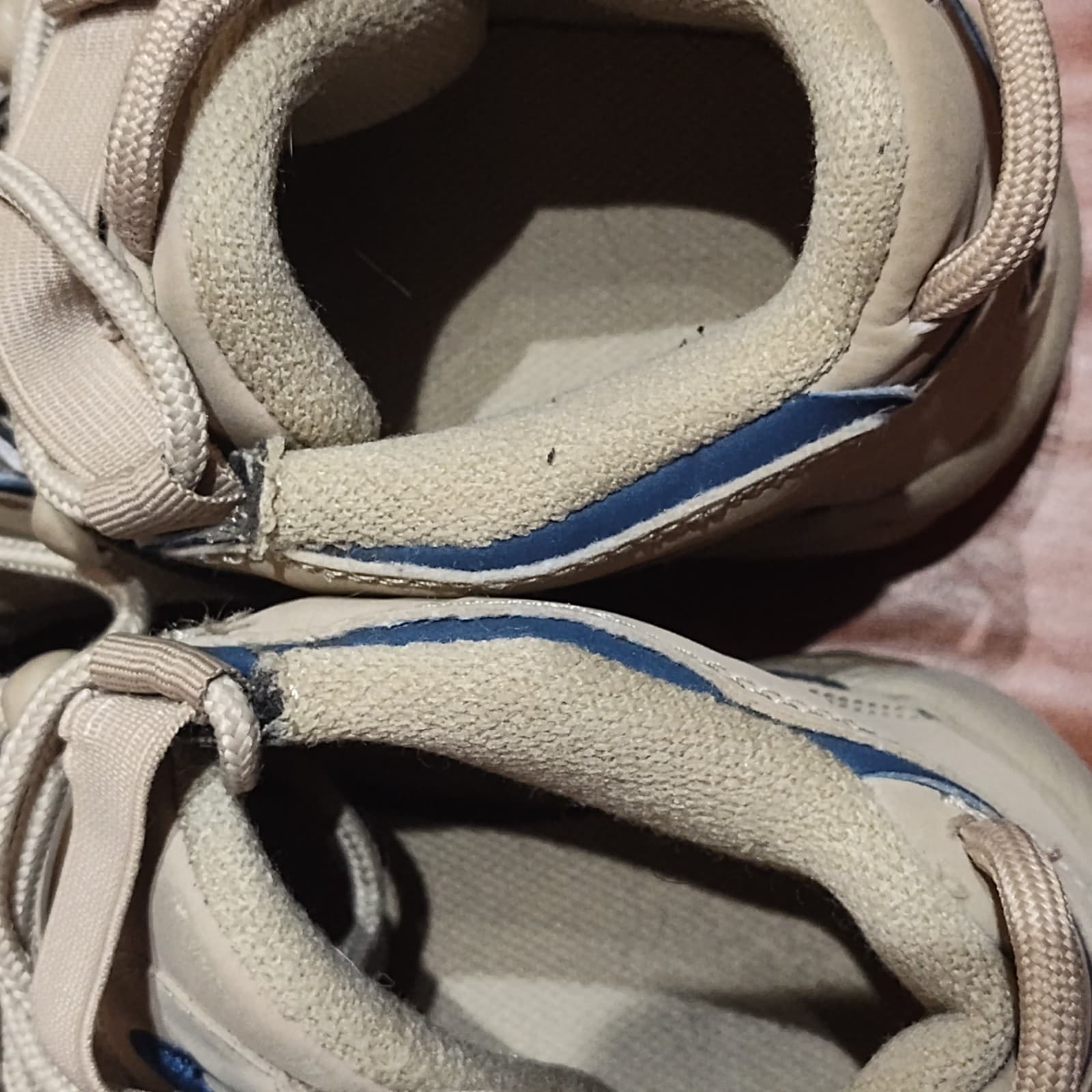 Size 7 - Nike Air More Uptempo GS Limestone Brown Junior Kids Women DQ6200-200 - Thumbnail 6