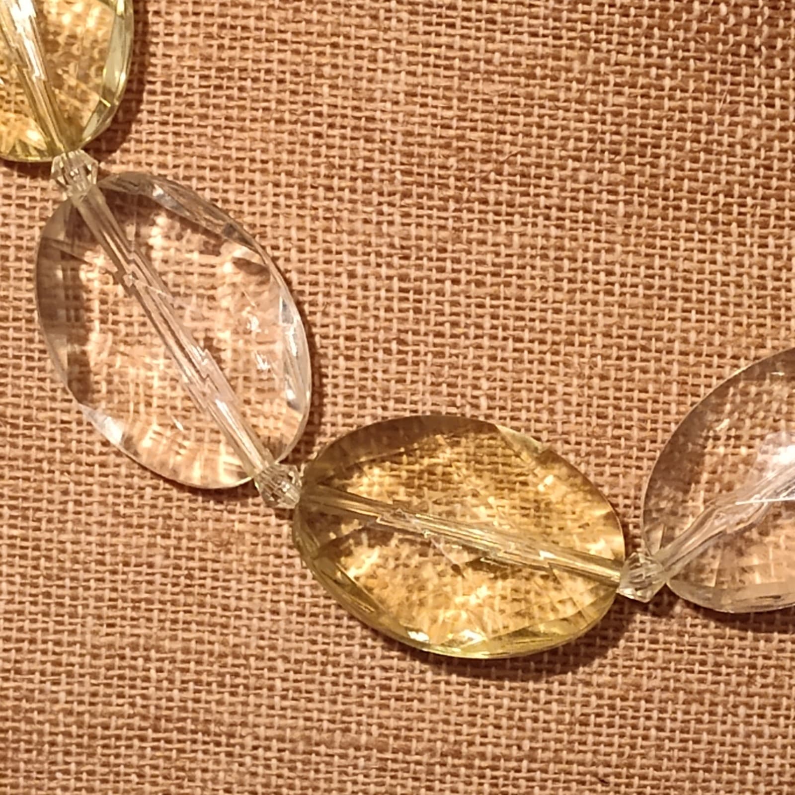 Vintage Glam EsMor Faceted Glass Beaded Necklace - Thumbnail 2