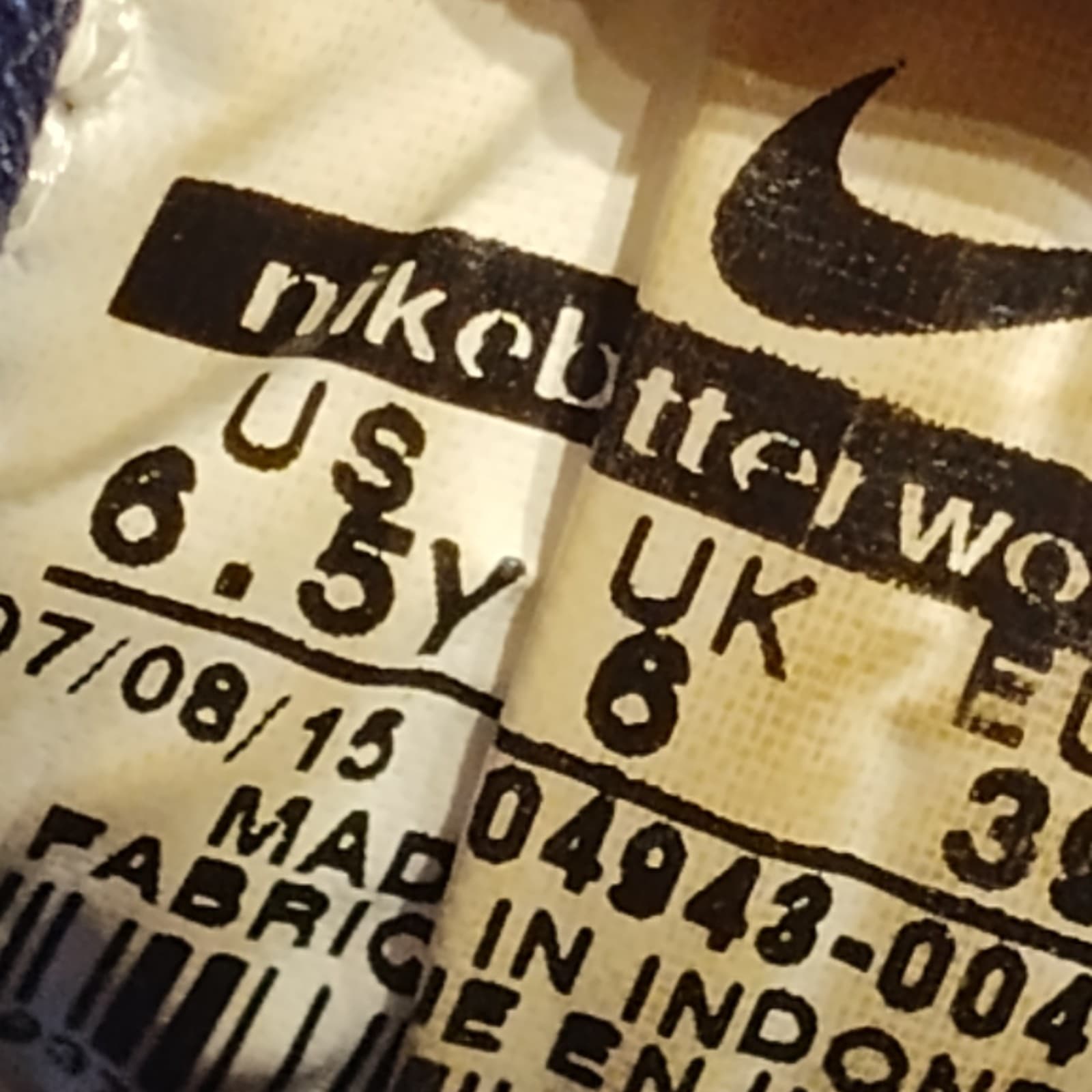 Nike sz.6y Huarache Run Print (GS) Metallic Hematite / 704943-004 - Thumbnail 6