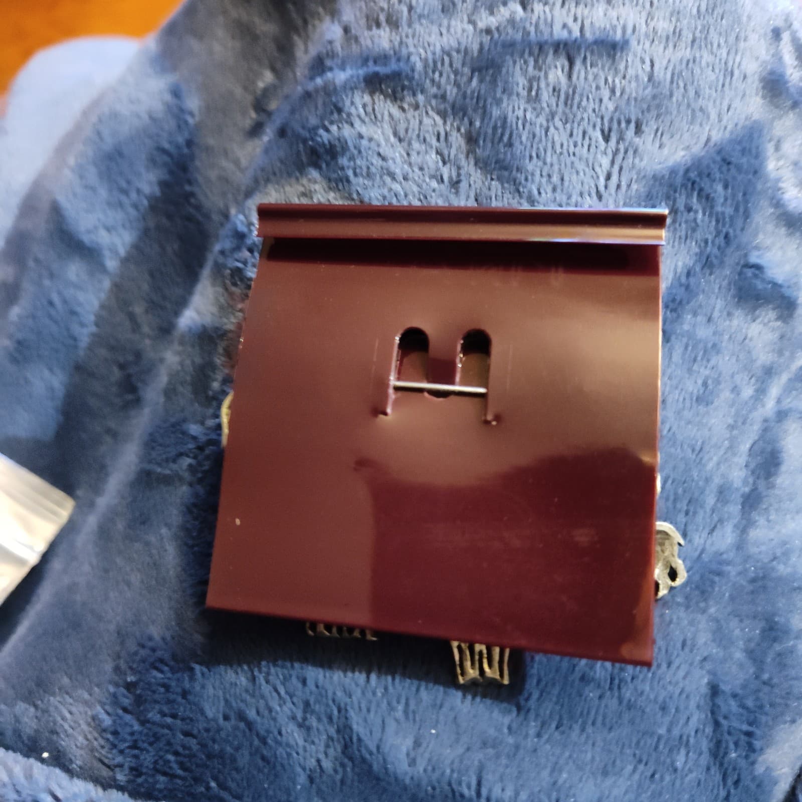 Vintage Noah's Ark Pin Brooch Dangle Pewter Silver Tone - Thumbnail 3